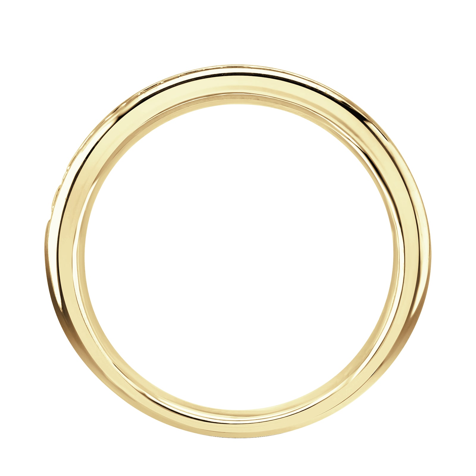 Goldsmiths 18ct Yellow Gold 1.00cttw Princess Cut Channel Set Diamond Half Eternity Ring Goldsmiths 18ct Yellow Gold 1.00cttw Princess Cut Channel Set Diamond Half Eternity Ring
