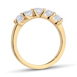 Best Luxury 
Exclusive 18ct Yellow Gold 1.00cttw Brilliant Cut 5 Stone Diamond Eternity Ring