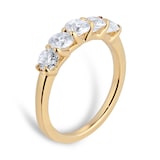 Best Luxury 
Exclusive 18ct Yellow Gold 1.00cttw Brilliant Cut 5 Stone Diamond Eternity Ring