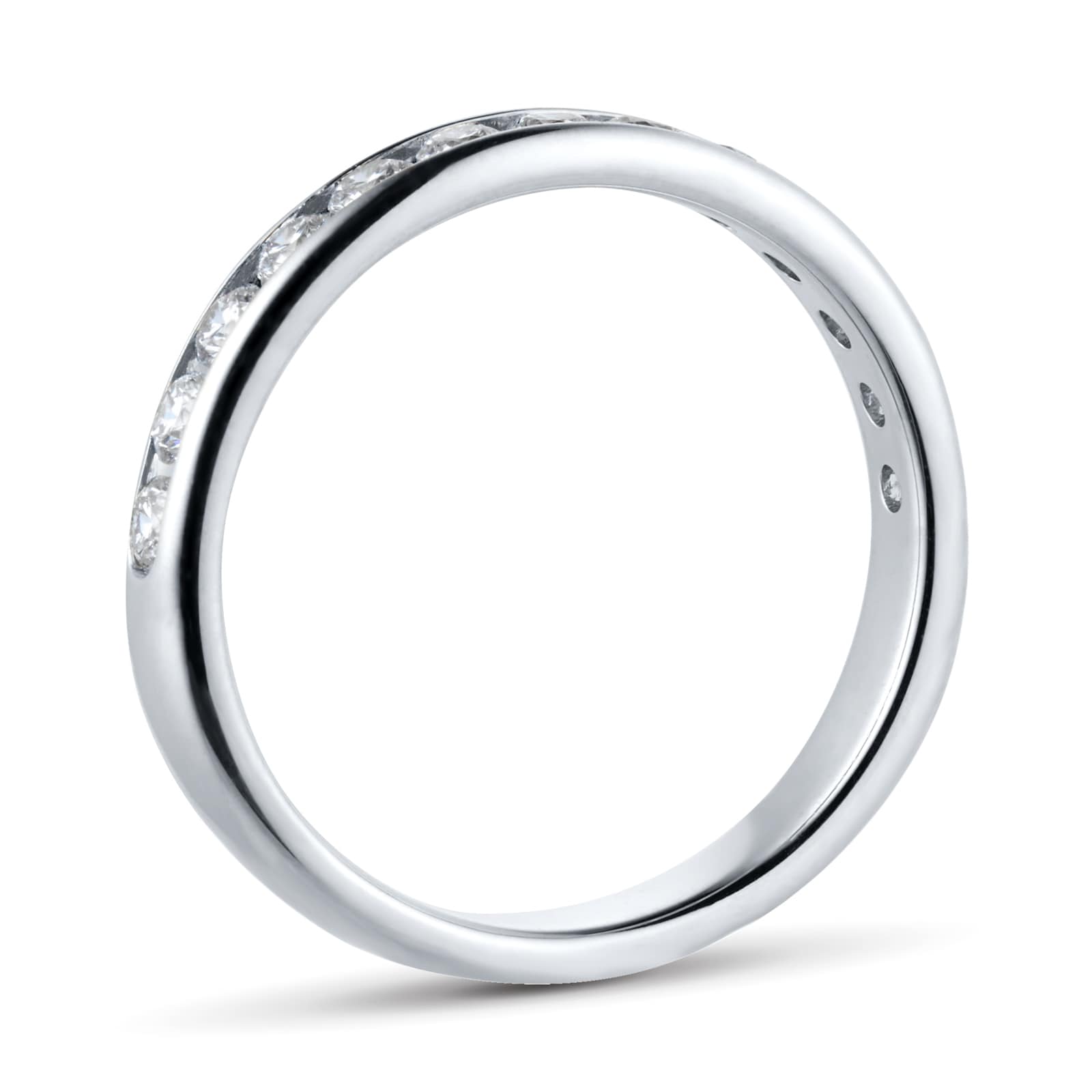 Goldsmiths Platinum 0.50cttw Brilliant Cut Diamond Channel Set Eternity Ring Goldsmiths Platinum 0.50cttw Brilliant Cut Diamond Channel Set Eternity Ring