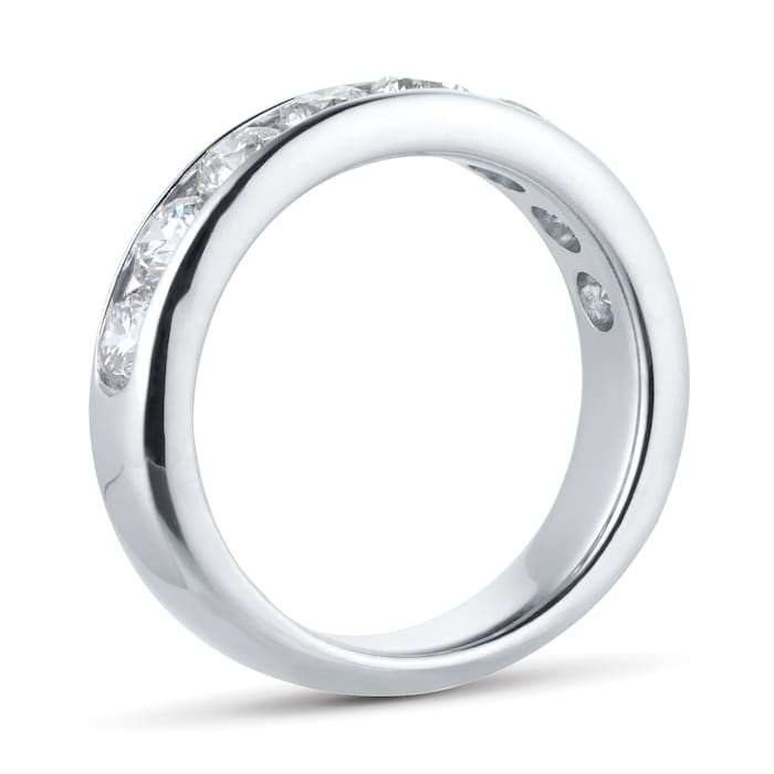 Goldsmiths Platinum 1.50cttw Brilliant Cut Diamond Channel Set Eternity Ring