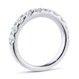Goldsmiths Platinum 1.50cttw Brilliant Cut Diamond Half Eternity Ring