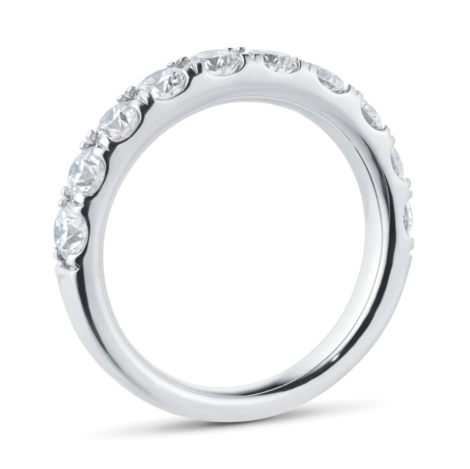 Goldsmiths Platinum 1.50cttw Brilliant Cut Diamond Half Eternity Ring Goldsmiths Platinum 1.50cttw Brilliant Cut Diamond Half Eternity Ring