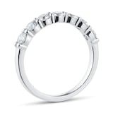 Goldsmiths Platinum 1.00cttw Brilliant Cut 7 Stone Diamond Eternity Ring