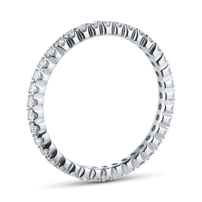 Goldsmiths Platinum 0.50cttw Diamond Full Eternity Ring