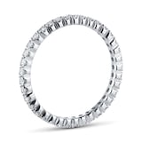 Goldsmiths Platinum 0.50cttw Diamond Full Eternity Ring