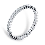 Goldsmiths Platinum 0.50cttw Diamond Full Eternity Ring