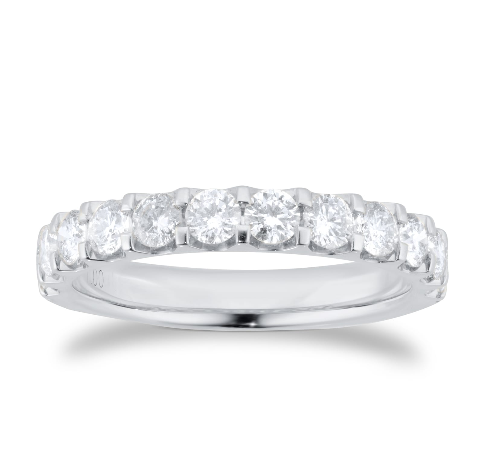 Mappin & Webb Platinum 1.00cttw Diamond Claw Set Eternity Ring