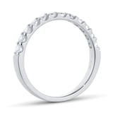 Mappin & Webb Platinum 0.50cttw Diamond Claw Set Eternity Ring
