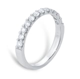 Mappin & Webb Platinum 0.50cttw Diamond Claw Set Eternity Ring