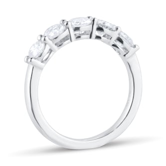 Goldsmiths Platinum 1.50cttw Brilliant Cut 5 Stone Eternity Ring Goldsmiths Platinum 1.50cttw Brilliant Cut 5 Stone Eternity Ring