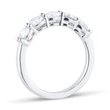 Goldsmiths Platinum 1.50cttw Brilliant Cut 5 Stone Eternity Ring