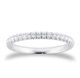 06508461 - 9ct White Gold 0.20cttw Brilliant Cut Diamond Stacker Eternity Ring