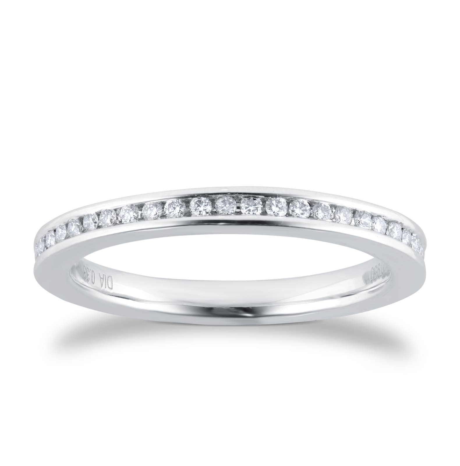 Goldsmiths Platinum 0.33cttw Channel Set Brilliant Cut Diamond Full Eternity Ring Goldsmiths Platinum 0.33cttw Channel Set Brilliant Cut Diamond Full Eternity Ring