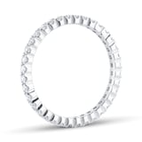 Goldsmiths Platinum 0.50cttw Brilliant Cut Diamond Full Eternity Ring