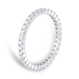 Goldsmiths Platinum 0.50cttw Brilliant Cut Diamond Full Eternity Ring