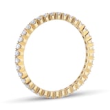 Goldsmiths 18ct Yellow Gold 0.50cttw Brilliant Cut Diamond Full Eternity Ring