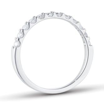 Goldsmiths Platinum 0.50cttw Diamond Half Eternity Ring Goldsmiths Platinum 0.50cttw Diamond Half Eternity Ring