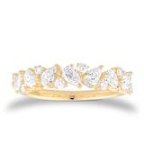 Mappin & Webb 18ct Yellow Gold 0.75cttw Mixed Cut Diamond Eternity Ring - Ring Size J