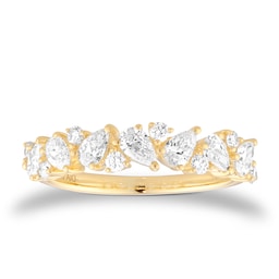 06508592 - 18ct Yellow Gold 0.75cttw Mixed Cut Diamond Eternity Ring