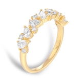 Mappin & Webb 18ct Yellow Gold 0.75cttw Mixed Cut Diamond Eternity Ring - Ring Size J