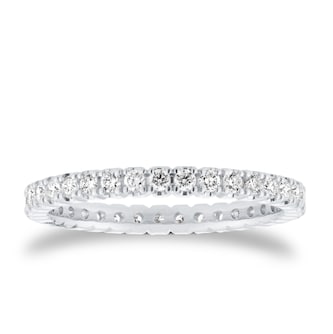 Goldsmiths Platinum 0.50cttw Brilliant Cut Diamond Full Eternity Ring Goldsmiths Platinum 0.50cttw Brilliant Cut Diamond Full Eternity Ring