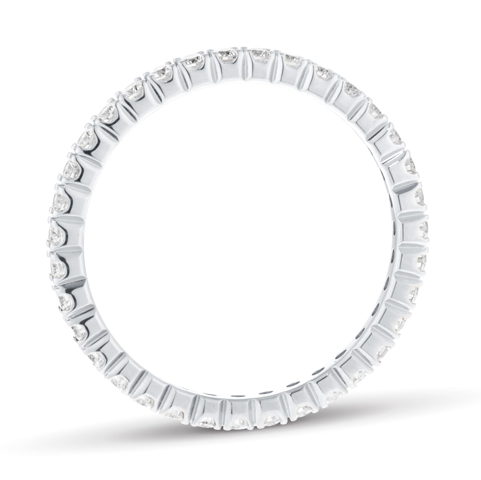 Goldsmiths Platinum 0.50cttw Brilliant Cut Diamond Full Eternity Ring