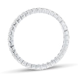Goldsmiths Platinum 0.50cttw Brilliant Cut Diamond Full Eternity Ring
