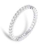 Goldsmiths Platinum 0.50cttw Brilliant Cut Diamond Full Eternity Ring
