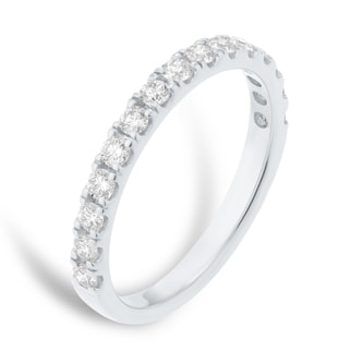 Goldsmiths Platinum 0.50cttw Brilliant Cut Diamond Half Eternity Ring Goldsmiths Platinum 0.50cttw Brilliant Cut Diamond Half Eternity Ring