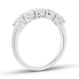 Goldsmiths Platinum 1.50cttw Brilliant Cut Diamond 5 Stone Eternity Ring Goldsmiths Platinum 1.50cttw Brilliant Cut Diamond 5 Stone Eternity Ring