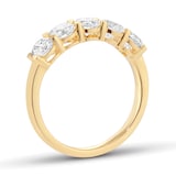 Goldsmiths 18ct Yellow Gold 1.50cttw Brilliant Cut Diamond 5 Stone Eternity Ring
