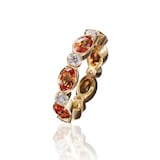 Betteridge 18k Yellow Gold 0.68cttw Diamond and Sapphire Marbella Stackable Ring