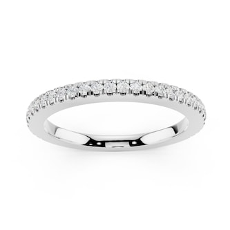 Mayors Platinum 0.20cttw Diamond Eternity Ring