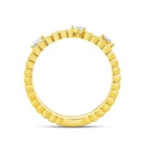 18K Yellow Gold 0.71cttw Mixed Cut Diamond Ring - Ring Size 6.5