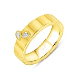 18K Yellow Gold 0.23cttw Mixed Cut Diamond Ring - Ring Size 6.5