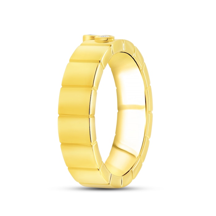 18K Yellow Gold 0.23cttw Mixed Cut Diamond Ring - Ring Size 6.5
