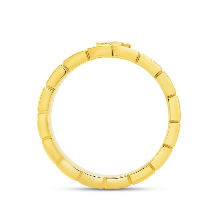 18K Yellow Gold 0.23cttw Mixed Cut Diamond Ring - Ring Size 6.5
