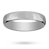 Mappin & Webb 5mm Flat Comfort Fit Gents Court Ring In Palladium
