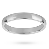 Mappin & Webb 2.5mm Light Court Ladies Wedding Ring In Palladium