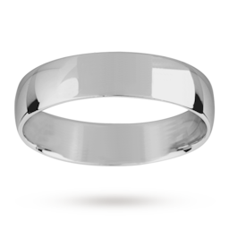08010351 - 5mm Light Court Gents Wedding Ring In Palladium