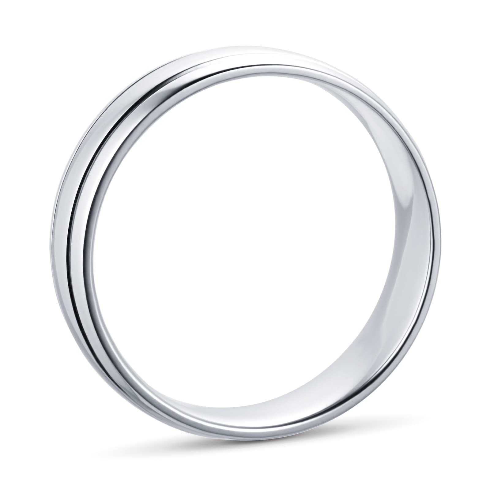 Goldsmiths Palladium 500 6mm Fancy Gents Ring JP1106 12L2 Goldsmiths