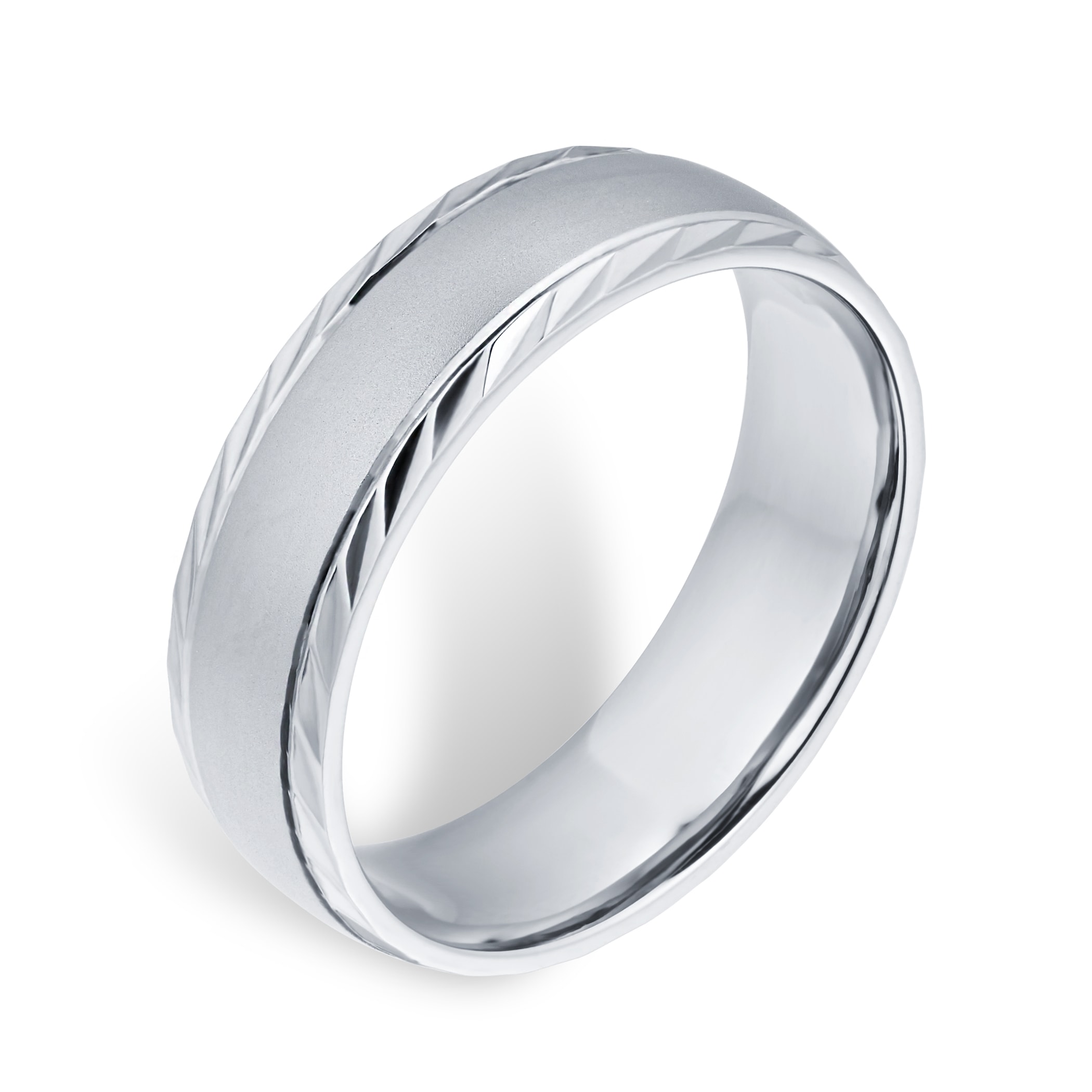 Goldsmiths Palladium 500 6mm Fancy Gents Ring Goldsmiths Palladium 500 6mm Fancy Gents Ring