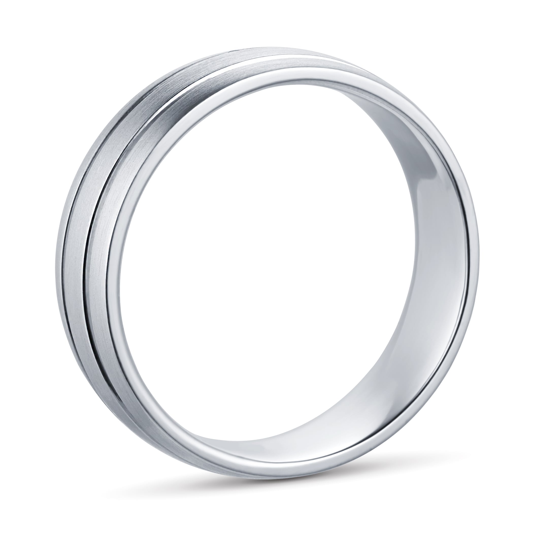 Goldsmiths Palladium 500 6mm Fancy Gents Ring Goldsmiths Palladium 500 6mm Fancy Gents Ring