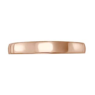Mappin & Webb 18ct Rose Gold 2.5mm Standard Court Wedding Ring