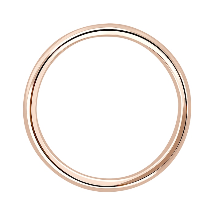 Mappin & Webb 18ct Rose Gold 3.5mm Standard Court Wedding Ring