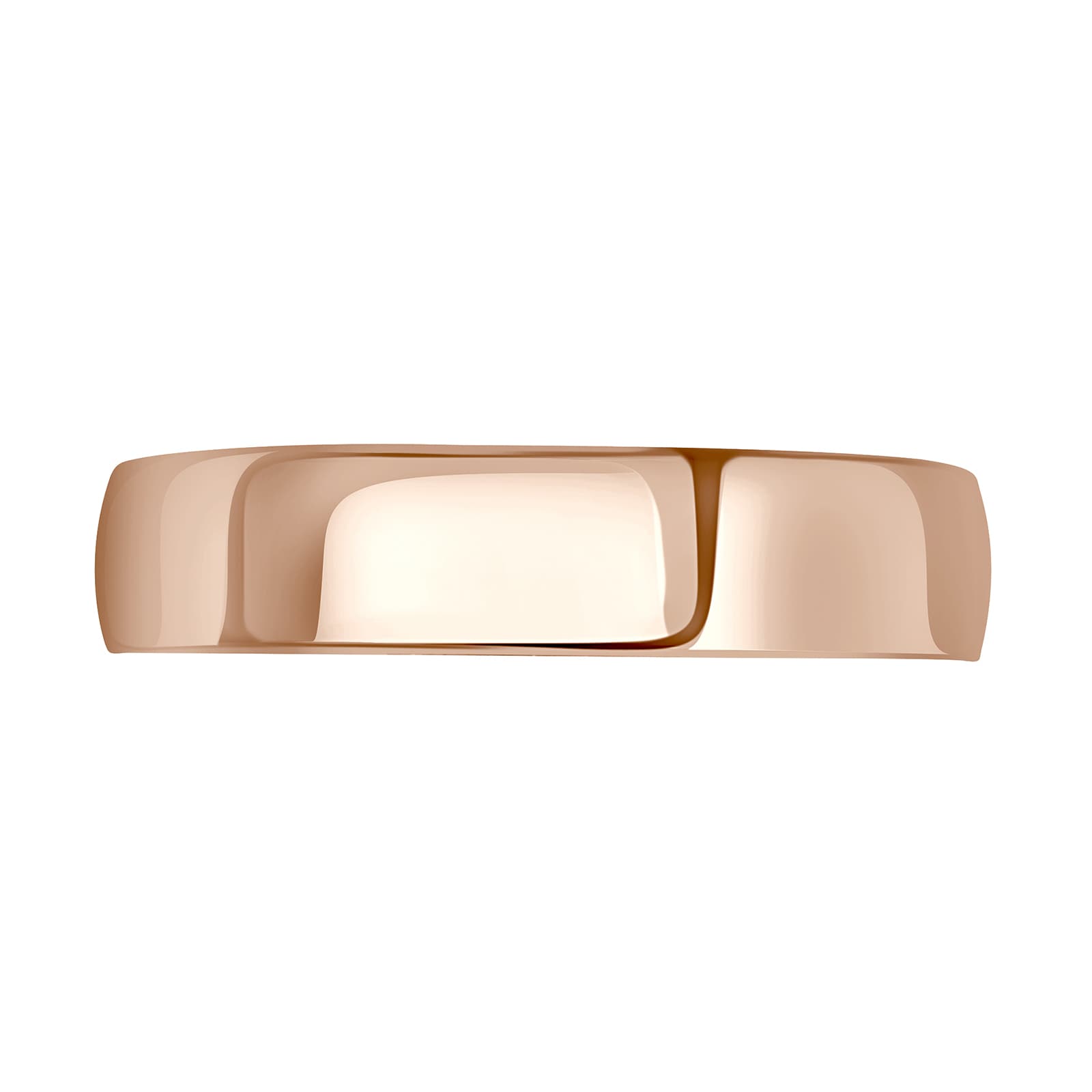 Mappin & Webb 18ct Rose Gold 5mm Standard Court Wedding Ring