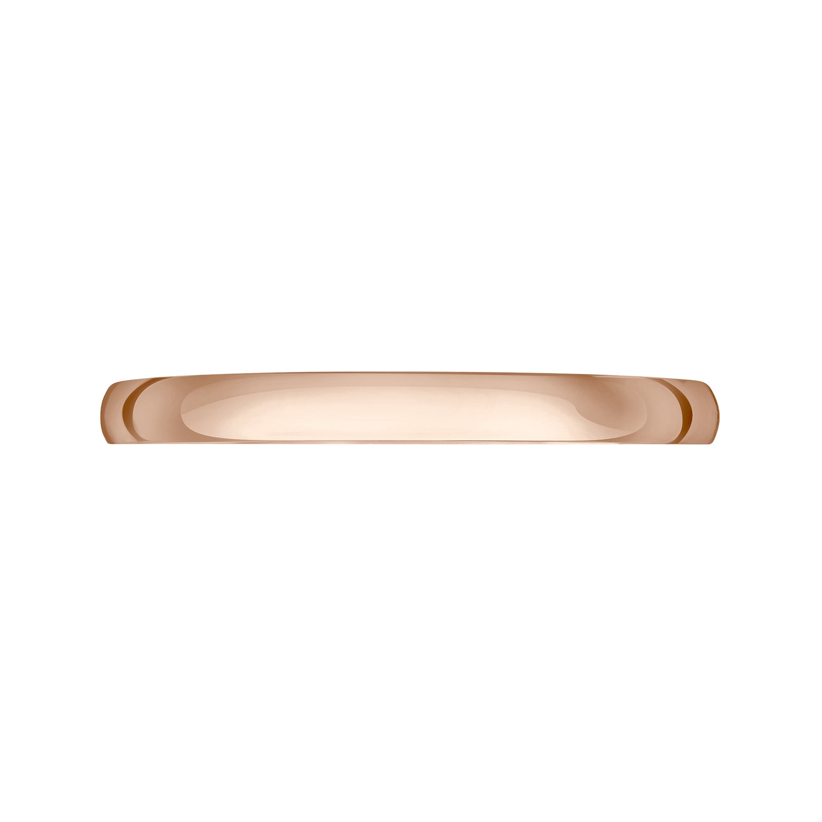 Mappin & Webb 18ct Rose Gold 2mm Heavy Court Wedding Ring