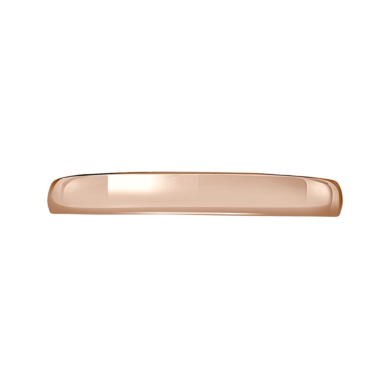 Mappin & Webb 18ct Rose Gold 2.5mm Heavy Court Wedding Ring