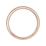 Mappin & Webb 18ct Rose Gold 3mm Heavy Court Wedding Ring